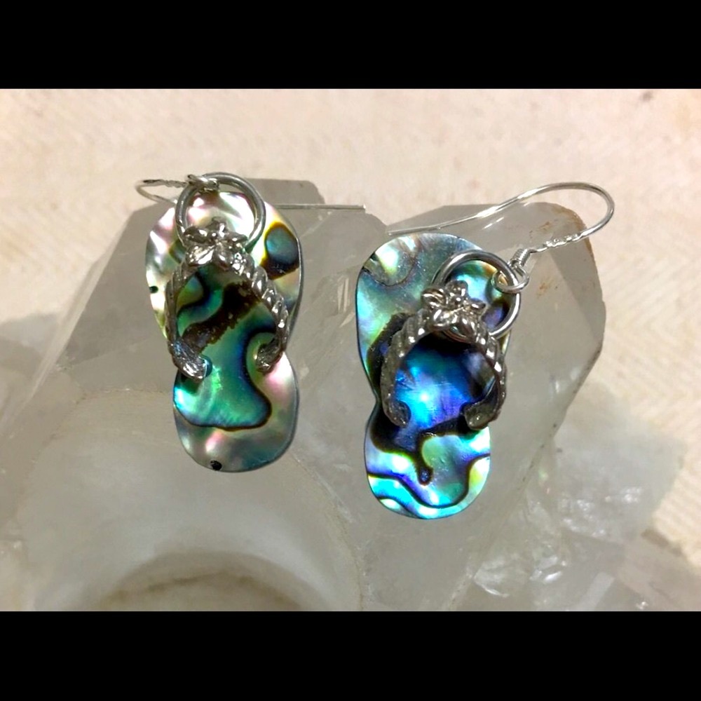 Newhandmade Abalone Shell Earrings - image 1